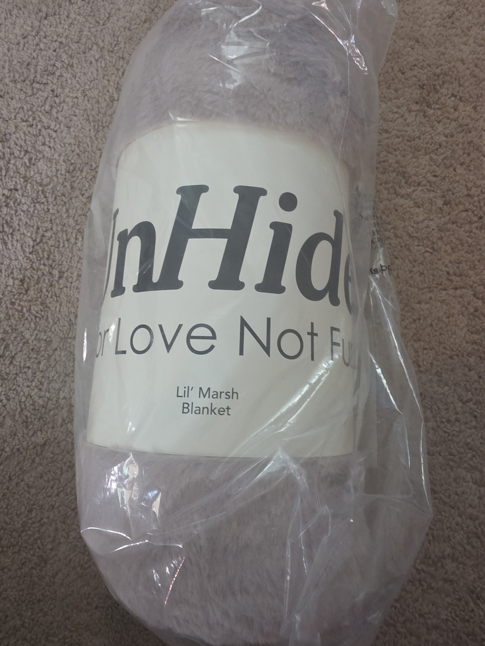UnHide Lil' Marsh Plush Blanket — Rosybaby 80 X 60